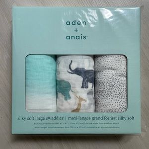Aden + Anais - BOUTIQUE SILKY SOFT SWADDLES 3 PACK (NEW)